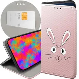 etui-z-klapka-do-google-pixel-7-pro-wzory-krolik-zajac-bunny-futeral-case