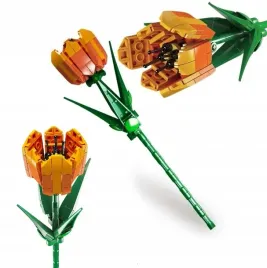 klocki-konstrukcyjne-kwiatek-tulipan-zolty-mould-king-24013-132el-132pcs