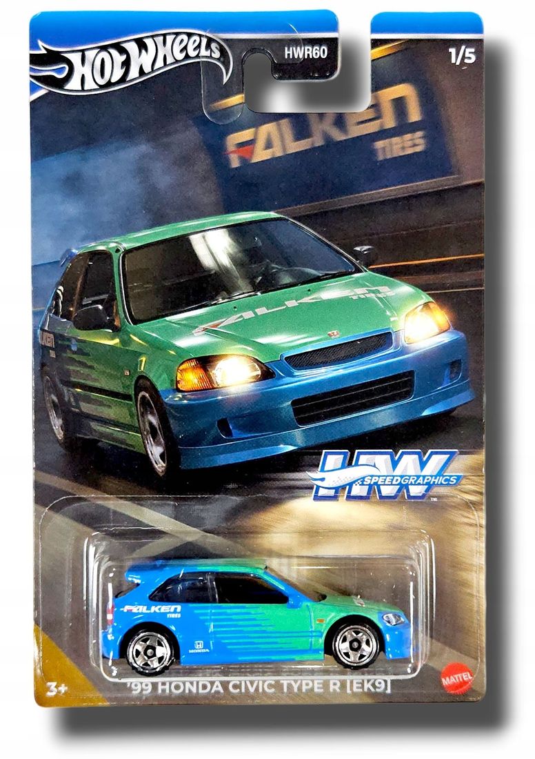 HOT WHEELS SPEED GRAPHICS '99 HONDA CIVIC TYPE R [EK9] HRT09
