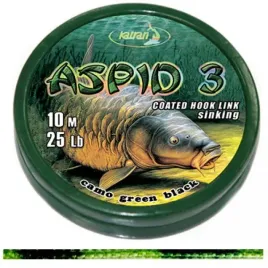 katran-aspid-3-10m-25lb-camo-green-black-plecionka-przyponowa