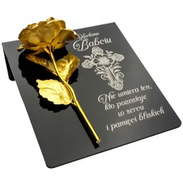 dekoracja-na-grob-grawerowany-znicz-podstawka-na-cmentarz-roza-dla-babci