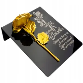 znicz-kochany-dziadku-roza-pomnik-grawerowany-dzien-dziadka-personalizowany