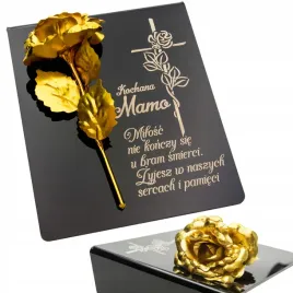 dekoracja-na-grob-grawerowany-znicz-podstawka-na-cmentarz-roza-dla-mamy