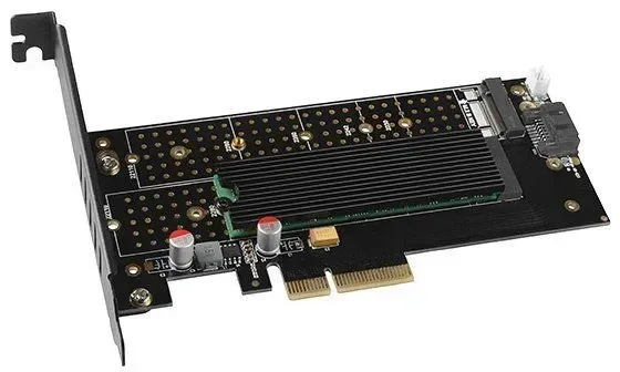 adapter-pci-e-x4-axagon-pcem2-dc-zastosowanie-dysk-dlugosc-0-15-m