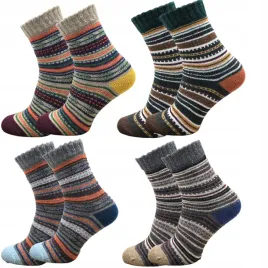 4x-grube-meskie-swiateczne-welniane-skarpety-termiczne-angora-40-43-zimowe