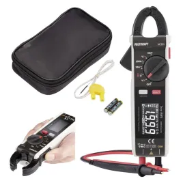 Zdjęcie produktu Miernik cęgowy MULTIMETR CAT II 600V CAT III 300V tester AC DC do 200A