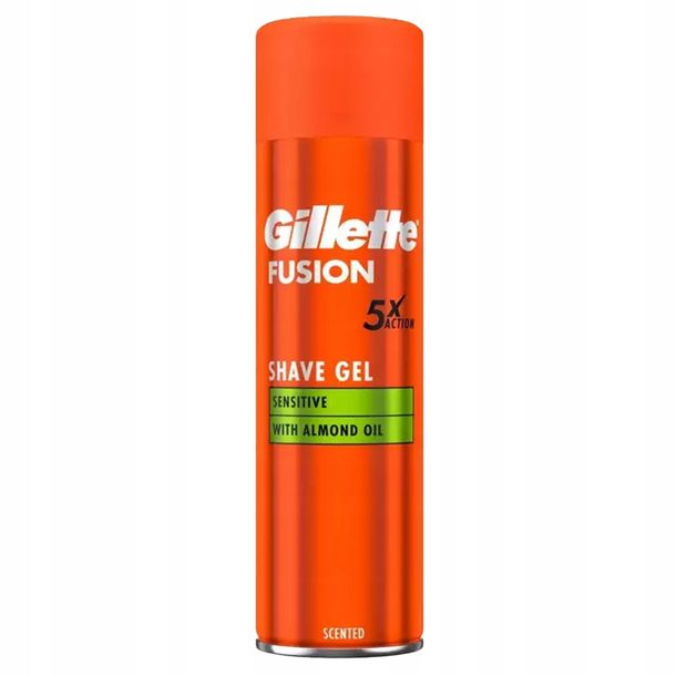 Zdjęcia - Pianka do golenia Fusion ﻿Gillette  5 Sensitive 200 ml żel do golenia 