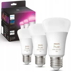 3pak-zarowka-led-e27-65w-cct-rgb-philips-hue-whiteand-color-bluetooth-zigbee