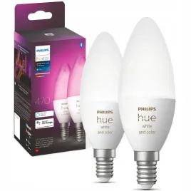 2pak-zarowka-led-swieczka-53w-cct-rgb-philips-hue-bluetooth-zigbee