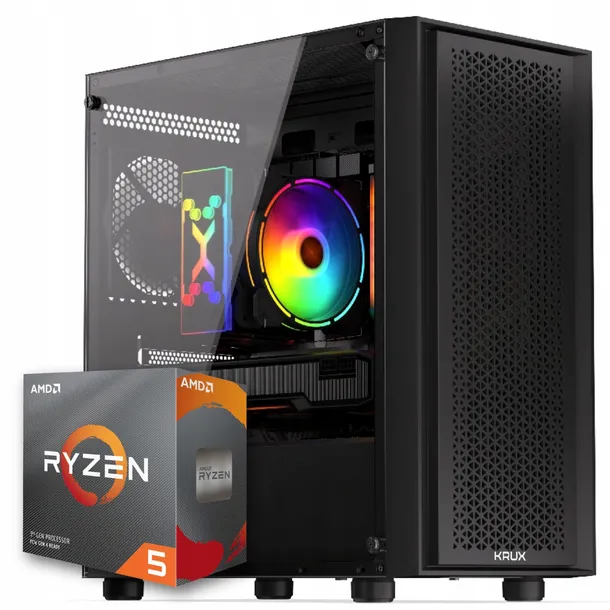 Komputer Gamingowy Ryzen 5 5600G 4,4GHz | Vega 7 | 16GB DDR4