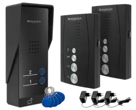 domofon-2-dwurodzinny-glosnomowiacy-furtka-brama-czytnik-brelokow-daszek