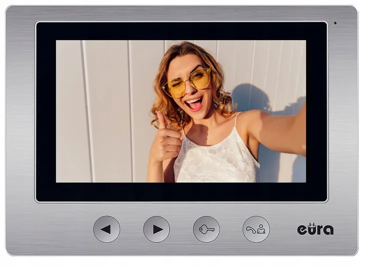 wideodomofon-videodomofon-domofon-2-monitory-stan-nowy-kamera-w-panelu-zewnetrznym-bez-regulacji