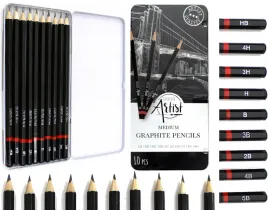 olowki-zestaw-olowkow-do-szkicowania-10szt-do-rysowania-profesjonalne-etui