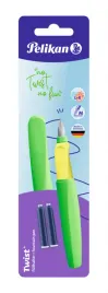 pioro-wieczne-pelikan-twist-p457-m-neon-zielony-2-naboje