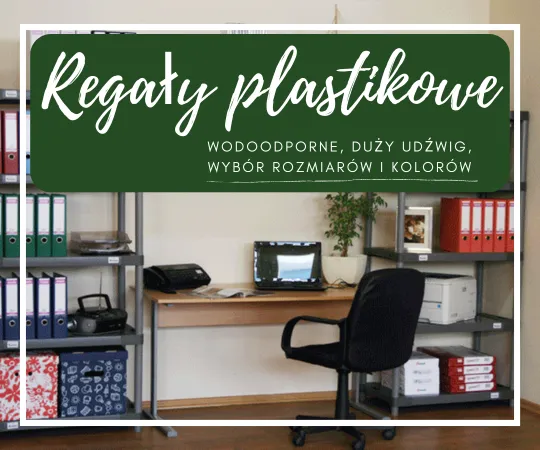 REGAŁY Z TWORZYWA
