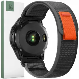 tech-protect-nylon-garmin-fenix-5-6-6-pro-7-black-orange