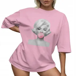 t-shirt-oversize-luzna-koszulka-marilyn-monroe-modna-luzna-s-sukienka