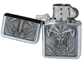 elegancka-zapalniczka-benzynowa-gentelo-z-motywem-liscia-i-czaszki