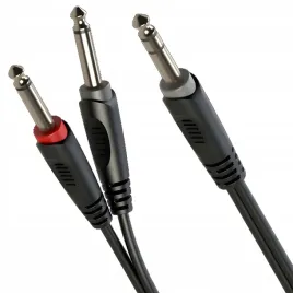 kabel-audio-jack-6-3mm-stereo-2-x-jack-6-3mm-mono-6m-roxtone-sayc100l6