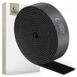 tech-protect-velcro-cable-organizer-300cm-czarny-pokrowiec-do-kabli
