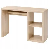 ikea-kallax-biurko-biala-bejca-imit-debu-111x39-cm