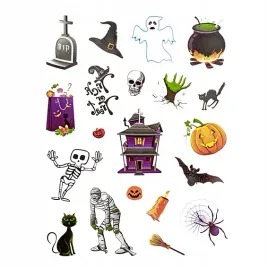 tatuaze-zmywalne-dla-dzieci-halloween-kolorowe-dzieciece-dpcraft-tattoo