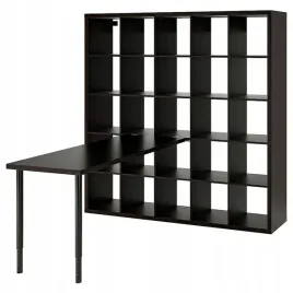 ikea-kallax-lagkapten-biurko-czarny-czarnybraz-182x179x182-cm