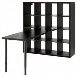 ikea-kallax-lagkapten-biurko-czarny-czarnybraz-147x179x147-cm