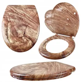 deska-wc-wolnoopadajaca-sedesowa-klozetowa-nadruk-wzor-drewno-wood-drzewo