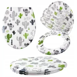 deska-wc-wolnoopadajaca-sedesowa-klozetowa-kolorowa-kwiat-kaktus-kaktusy
