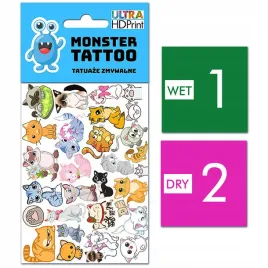 tatuaze-zmywalne-dla-dzieci-koty-wzory-oryginalne