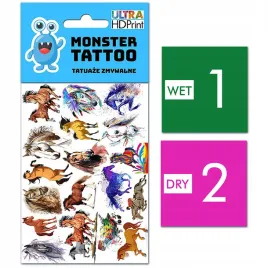 tatuaze-zmywalne-dla-dzieci-konie-wzory-oryginalne