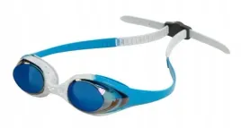 okulary-na-basen-dla-dzieci-arena-spider-junior-lustrzane-niebieskie