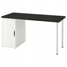 ikea-lagkapten-alex-biurko-czarnybraz-bialy-140x60-cm