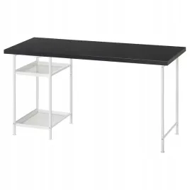 ikea-lagkapten-spand-biurko-czarnobraz-bialy-140x60-cm