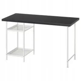 ikea-lagkapten-spand-biurko-czarnobraz-bialy-120x60-cm