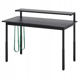 ikea-utvisning-biurko-gamingowe-z-polka-czarny-120x60-cm