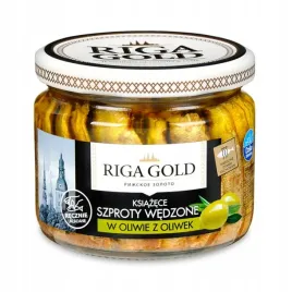 ksiazece-szproty-wedzone-w-oliwie-riga-gold-smak-premium-270-g