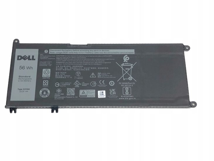 NOWA ORYGINALNA BATERIA DELL LATITUDE 3500 3580 3590 3488 33YDH 03.2024