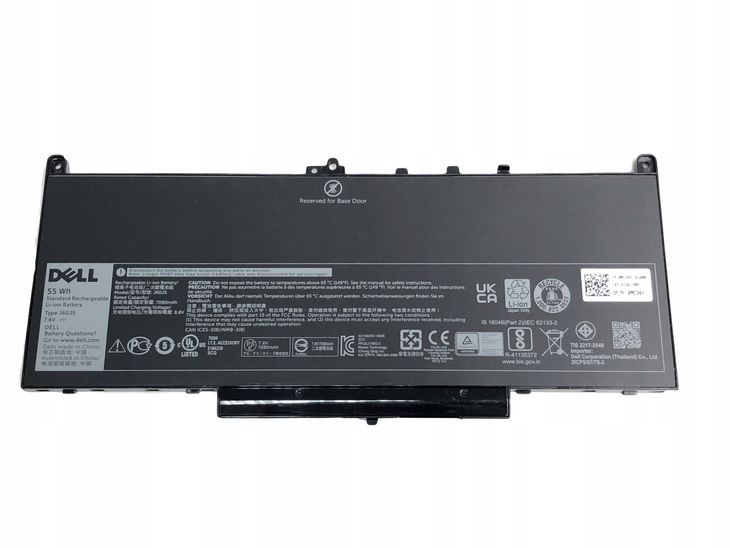 NOWA ORYGINALNA BATERIA DELL LATITUDE E7270 E7470 J60J5 55Wh 08.2024