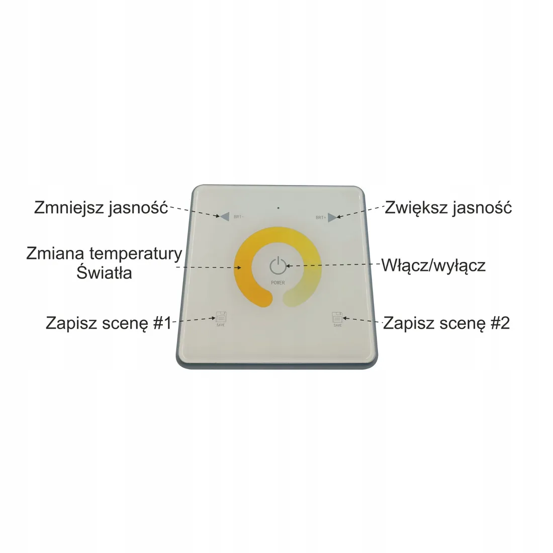 panel-sterujacy-do-systemow-oswietlenia-2-4ghz-smart-track-stan-nowy