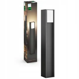 slupek-oswietleniowy-zewnetrzna-latarnia-czarna-e27-95w-turaco-philips-hue