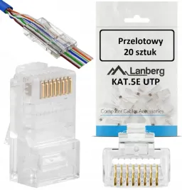 wtyk-rj45-kat-5e-przelotowe-utp-wtyk-lan-8p8c-przelotowy-lanberg-20-sztyk