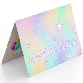 zaproszenie-star-gwiazda-brokat-tecza-na-urodziny-dziecka-koperta-gratis