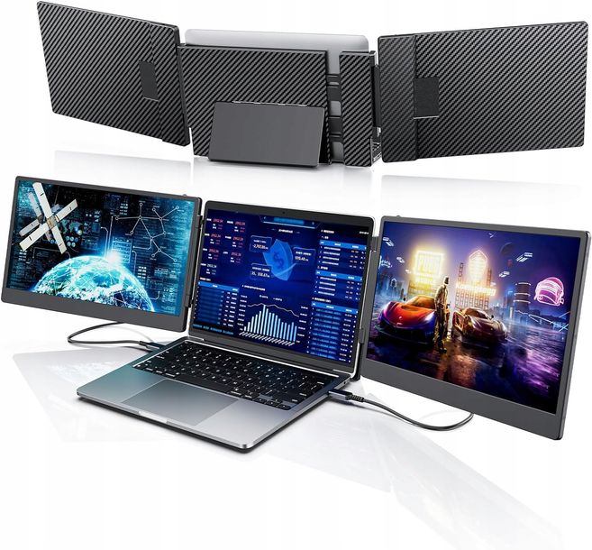﻿Laptomo S3 podwójny monitor laptopa 14''rozszerzenie ekranu przenośny 2024