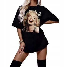 modna-sukienka-damska-mini-krotka-koszulka-oversize-na-lato-duzo-wzorow-xxl