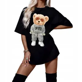 modna-sukienka-damska-mini-krotka-koszulka-oversize-na-lato-duzo-wzorow-xxl