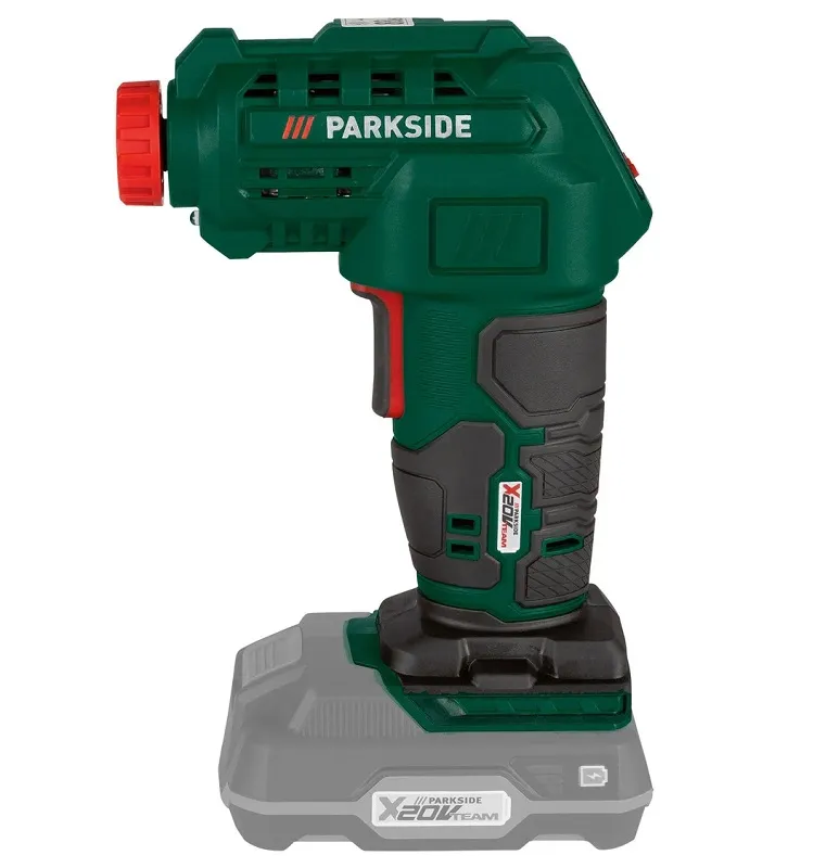 Pompka i sprężarka akumulatorowa Parkside PAK 20-Li B2 2w1 walizka