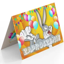 zaproszenie-krolik-bugs-na-urodziny-dziecka-koperta-gratis