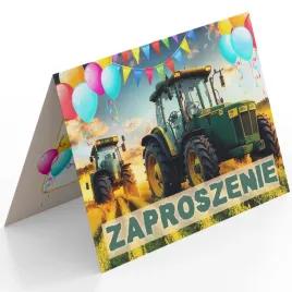 zaproszenie-traktor-pole-rolnik-na-urodziny-dziecka-koperta-gratis